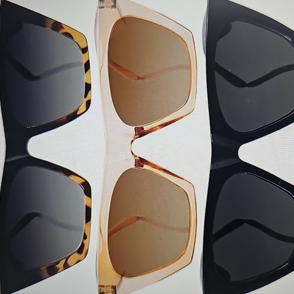 NWT Weewooday 4 Pair Trendy Retro Cat Eye Women's Shell Sunglasses - Picture 3 of 9